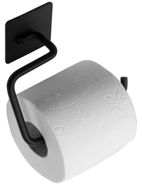 Toilet paper holder Black 322191A Moon