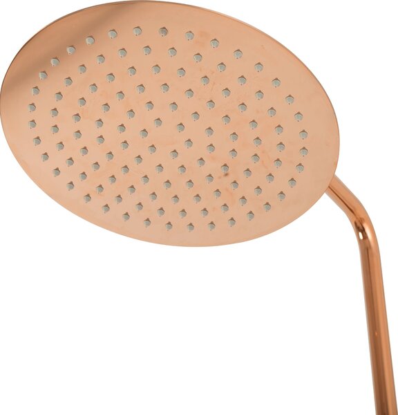 Shower set with thermostat Rea Lungo Rose Gold