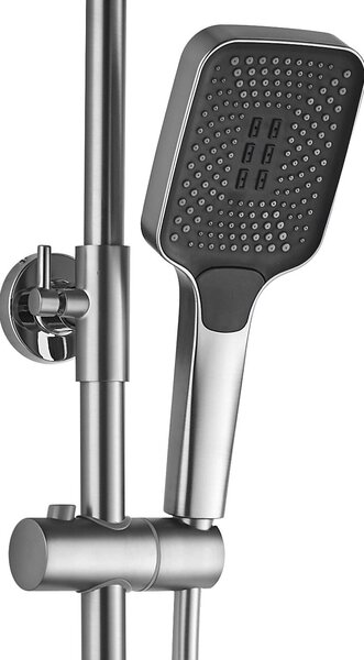 Shower set with thermostatic mixer REA ROB Nickiel Brush INOX