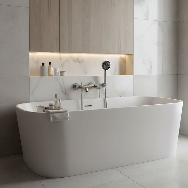 Bathroom faucet REA FOSTER Nickel Brush