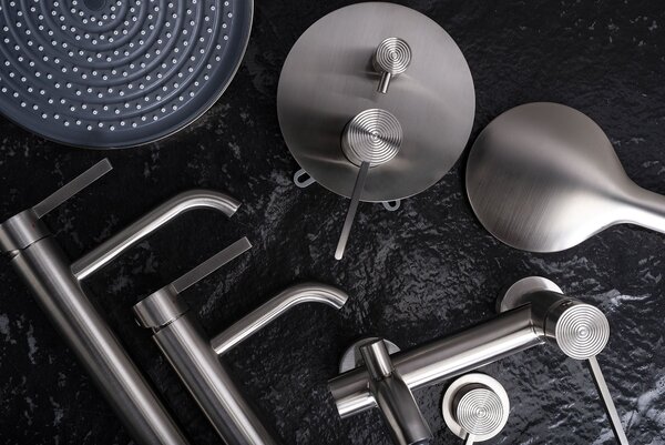 Bathroom faucet Rea Foster Brush Nickel High