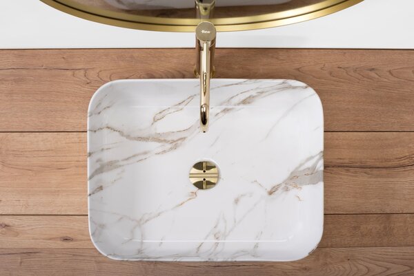 Countertop Basin REA Demi Aiax Shiny