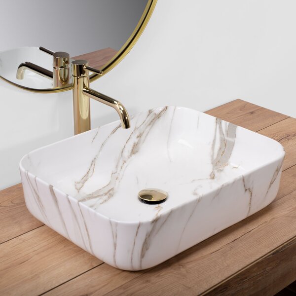 Countertop Basin REA Demi Aiax Shiny