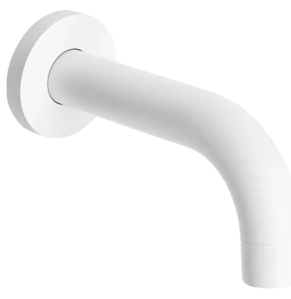 Wall Mounted Bath faucet Rea Lungo White Matt + Box