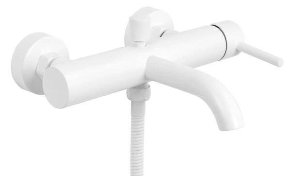 Bathroom faucet Rea Lungo White Matt