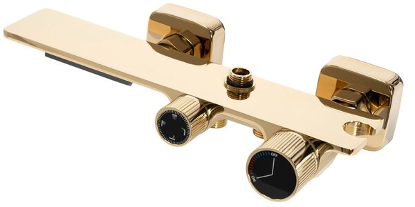 Shower set REA HELIX Gold