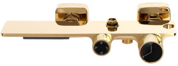 Shower set REA HELIX Gold