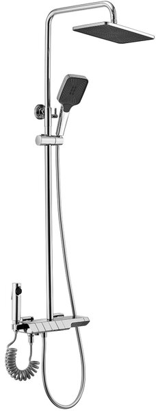 Shower set with thermostatic mixer REA ROB Chrome