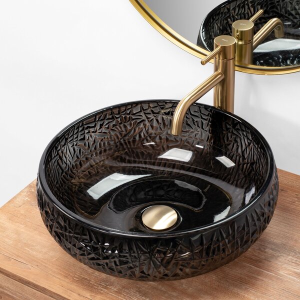 Countertop Basin REA ICE BLACK