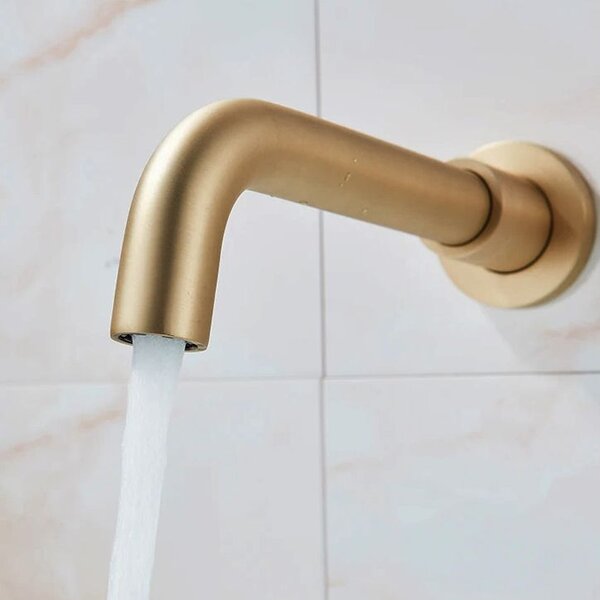 Wall Mounted faucet Rea Lungo LONGBrush Gold + BOX