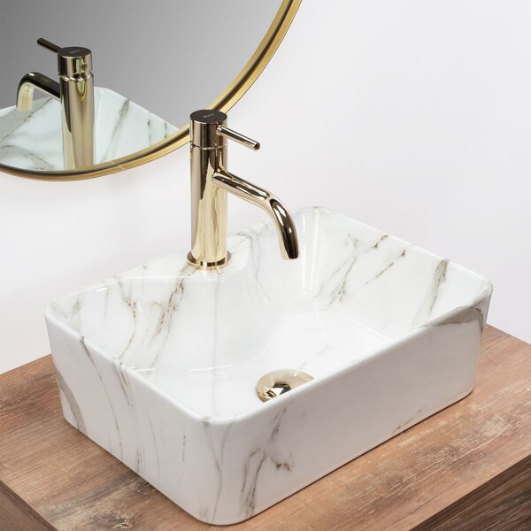 Countertop Basin REA Kelly Mini Aiax Shiny