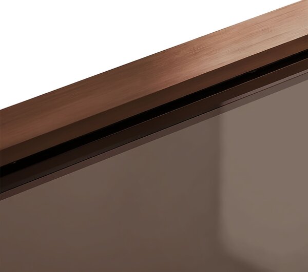 Bathtub screen Rea Elegant Brush Copper 70