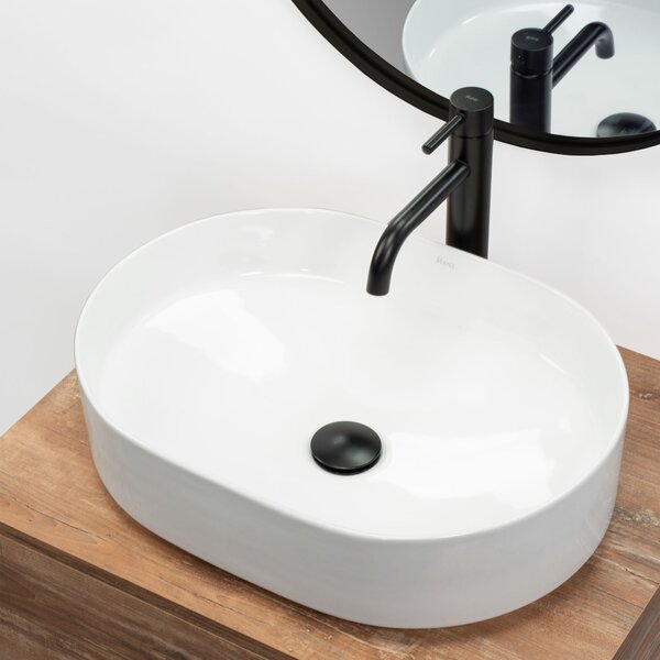 Ceramic Countertop Basin Rea Nadia 50