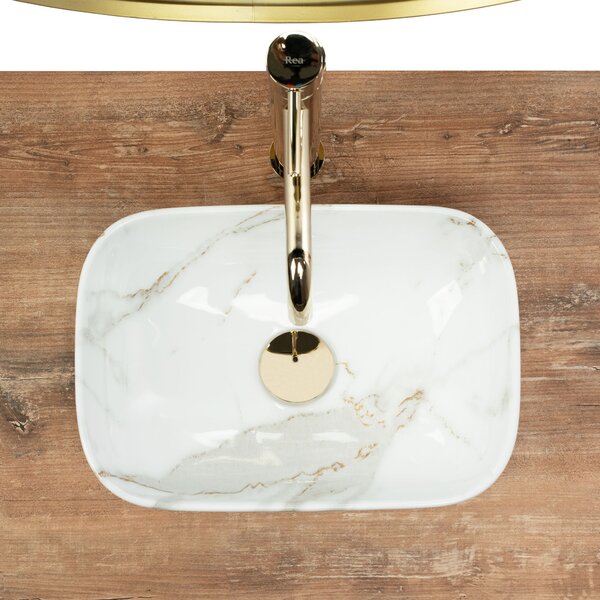 Countertop Basin REA Belinda Mini Shiny Aiax