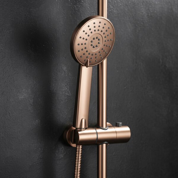 Shower set Rea Luis Brush Copper
