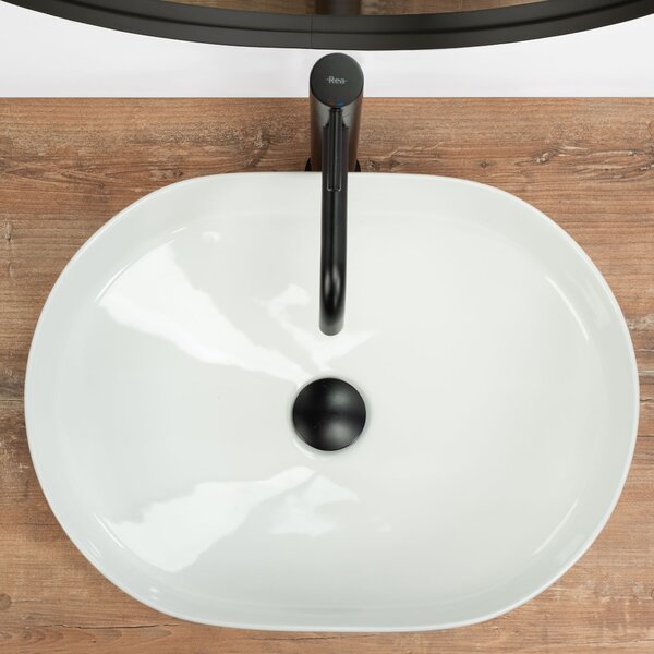 Ceramic Countertop Basin Rea Nadia 50