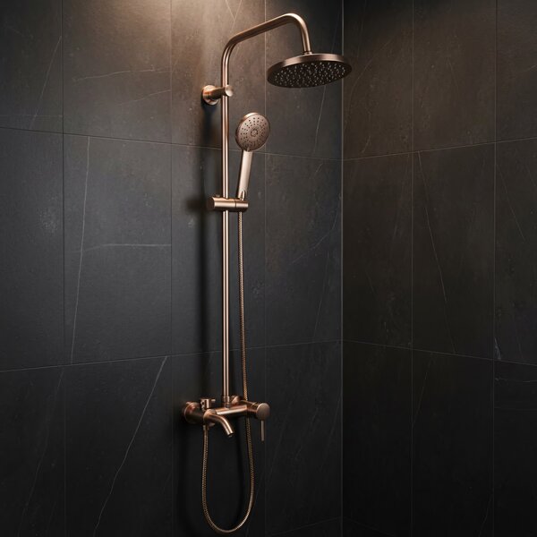 Shower set Rea Luis Brush Copper