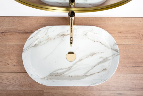 Ceramic Countertop Basin Rea Nadia Shiny Aiax