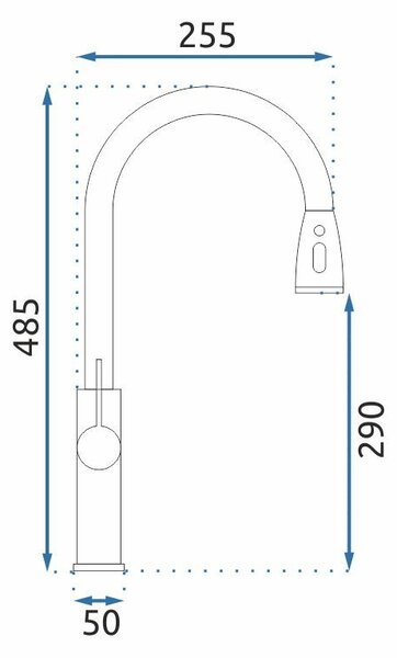 Kitchen faucet Nest Brush Gold
