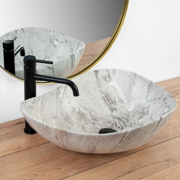 Countertop washbasin Rea Dora Stone