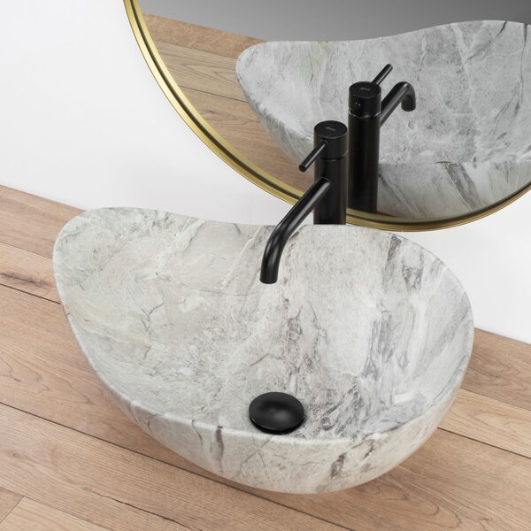 Countertop washbasin Rea Dora Stone