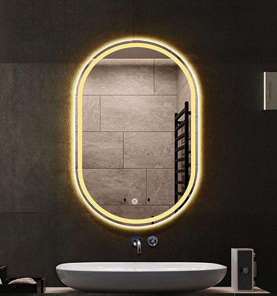 Mirror LED 80x60cm P10408