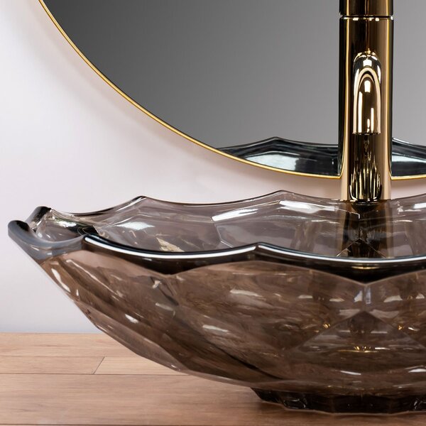 Countertop washbasin REA ARCTIC BLACK