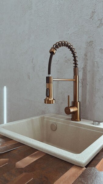 Kitchen faucet REA Colin Brush Copper