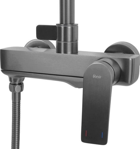 Shower set REA AVALON Titanium