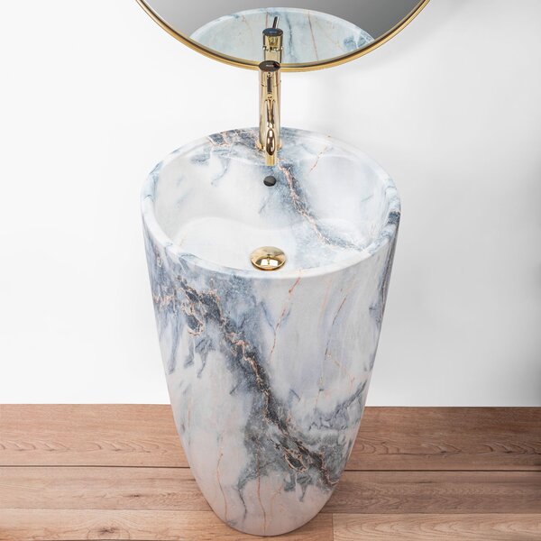 Freestanding ceramic basin Anya Granit matt