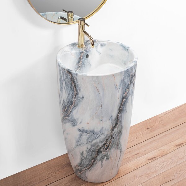 Freestanding ceramic basin Anya Granit matt