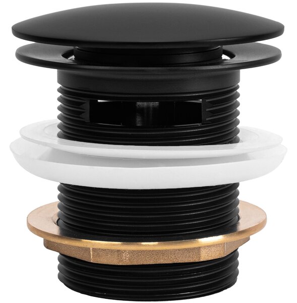 Bathtub Plug Rea Black 6cm