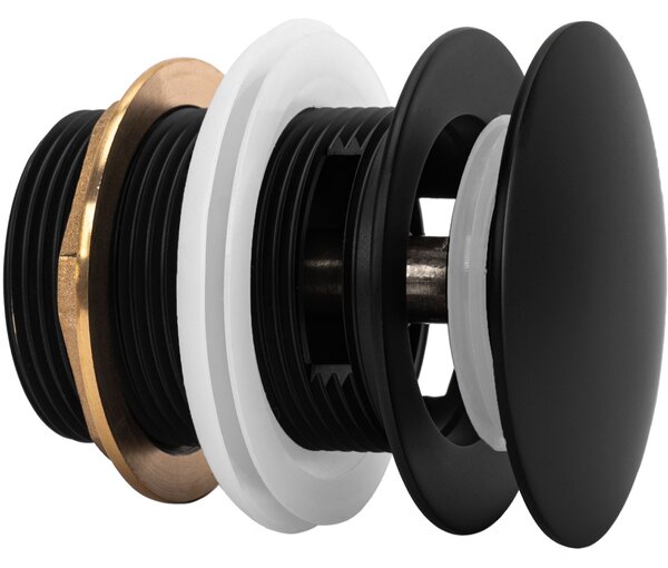 Bathtub Plug Rea Black 6cm