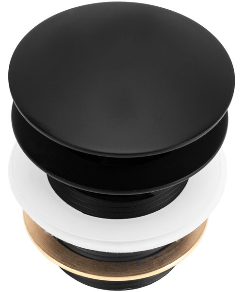 Bathtub Plug Rea Black 6cm