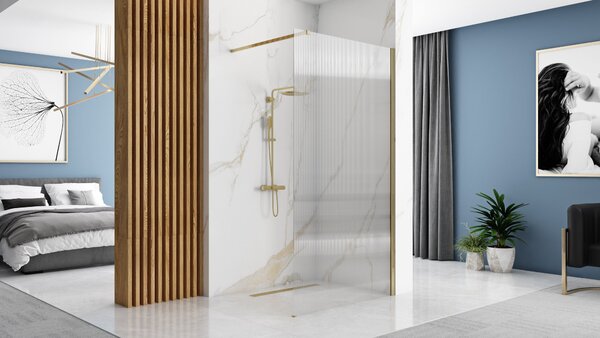 Shower screen Rea Aero Intimo Gold Brush 120