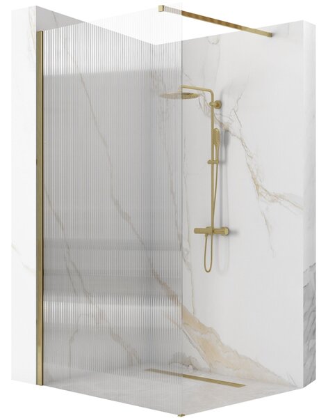 Shower screen Rea Aero Intimo Gold Brush 120