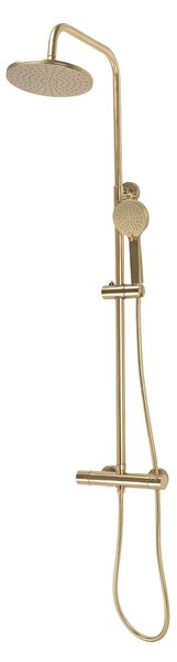 Shower set with thermostat Rea PAROT BRUSHED GOLD