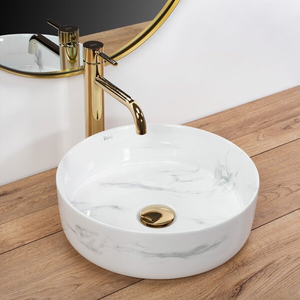 Countertop washbasin Rea Sami Nature Marble