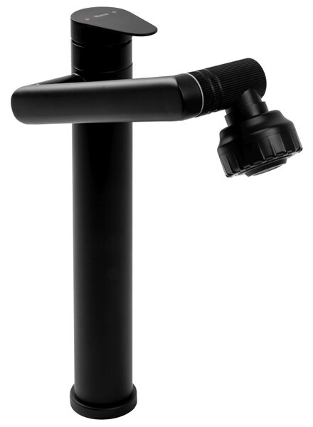 Bathroom faucet Rea PACO Black High