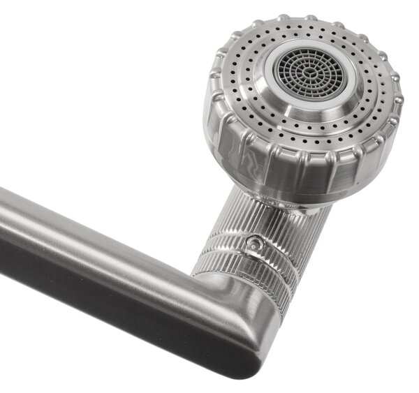 Bathroom faucet Rea PACO Brush Nickel INOX High