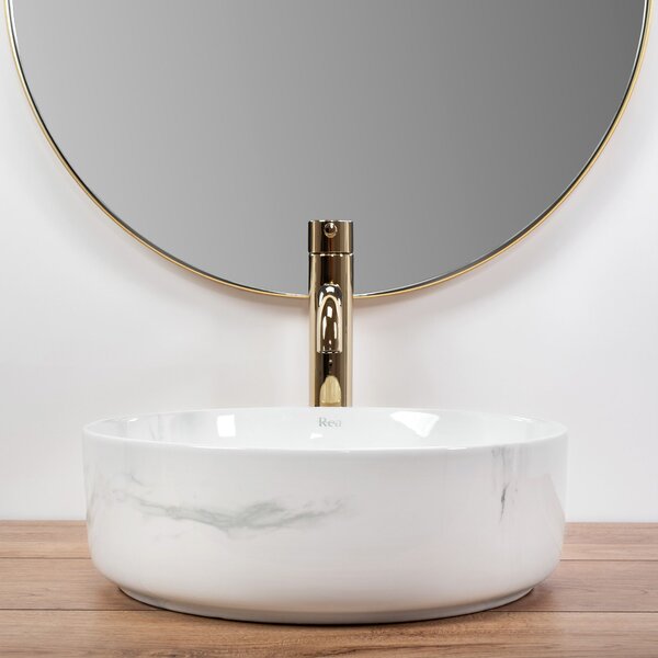 Countertop washbasin Rea Sami Nature Marble