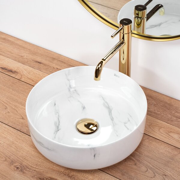 Countertop washbasin Rea Sami Nature Marble