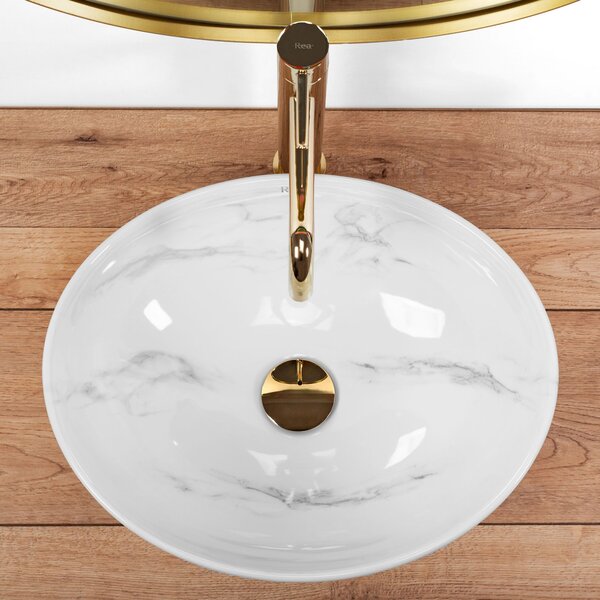 Countertop washbasin Rea Sofia Nature Marble