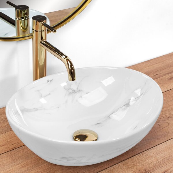 Countertop washbasin Rea Sofia Nature Marble