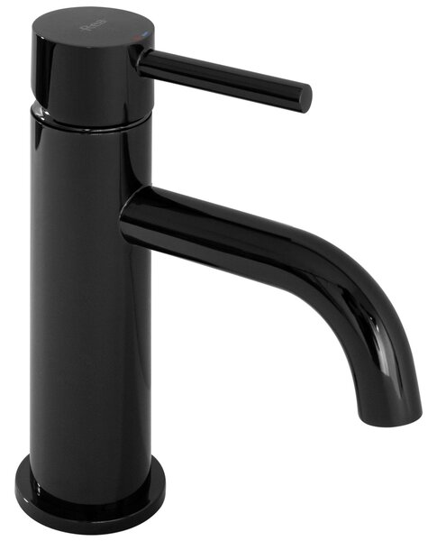 Bathroom faucet Rea Lungo BLACK metallic Low