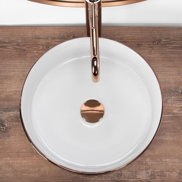 Countertop Basin Rea Sami Brush Rose Gold