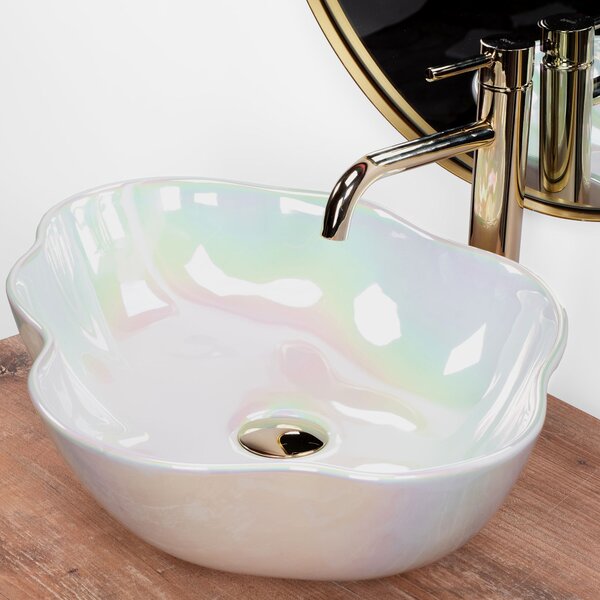 Countertop washbasin Rea Akoya Pearl