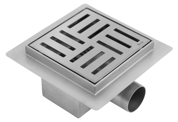 Linear drainage REA CROSS Nickel Brush 12x12