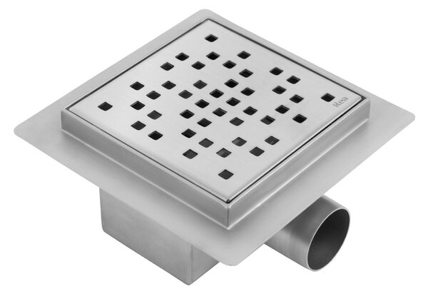 Linear drainage REA DOTS Nickel Brush 12x12