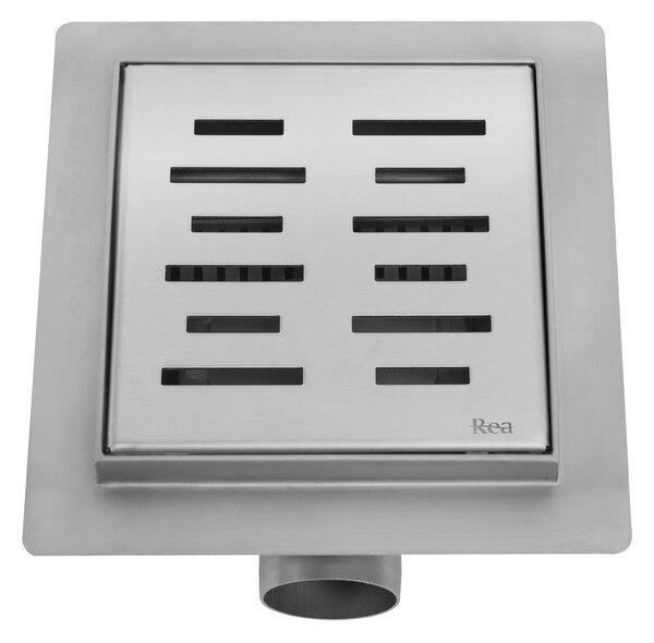Linear drainage REA LINE Nickel Brush 12x12